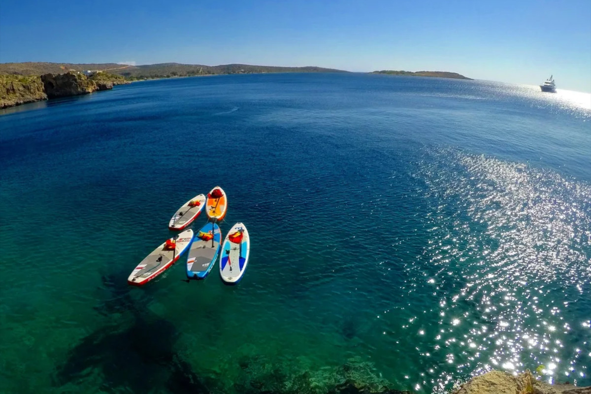 Chania: Small-Group Stand-Up Paddleboard Tour with Turtles & Free Photos